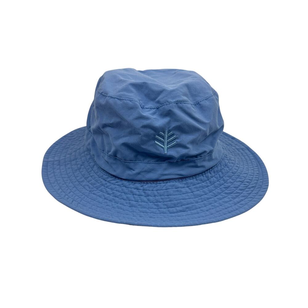 Coolibar Reversible Bucket Hat Unisex L/XL Blue UPF 50